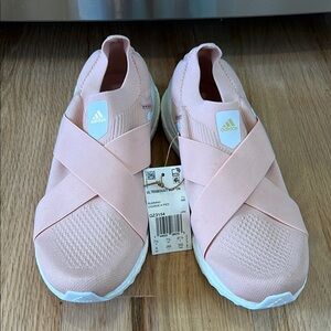 Adidas Women's Pink Slip-On Sneakers (NEW WITH TAGS)